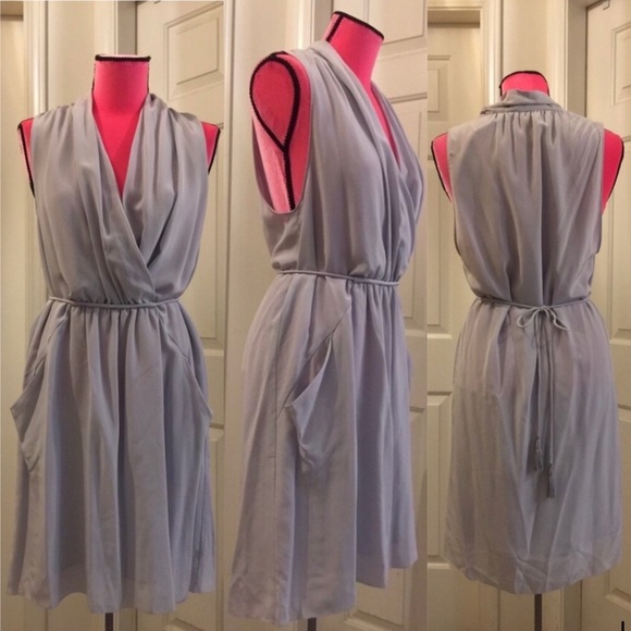 Aritzia Dresses & Skirts - New Wilfred Sabine Dress (Light Grey)